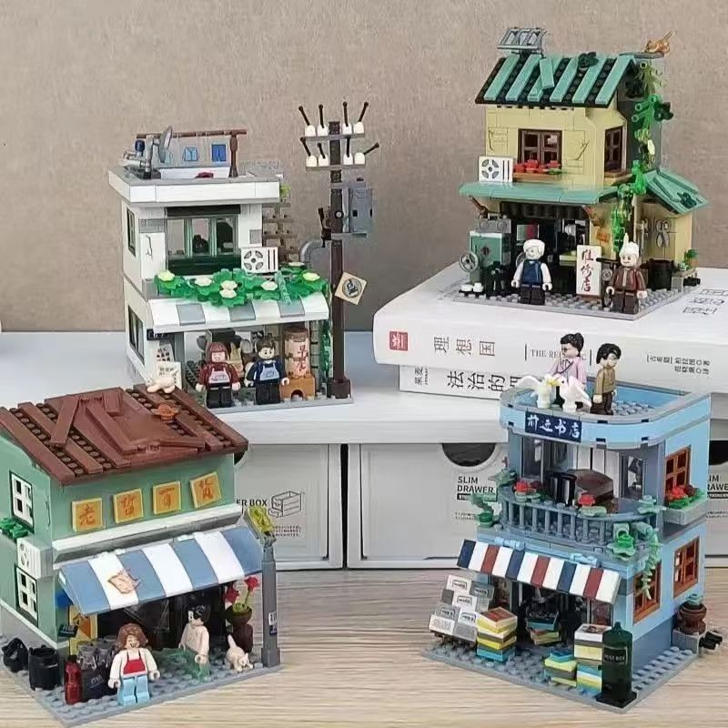 Vintage Collectible Stores - Mini Street Vintage Department Store Building