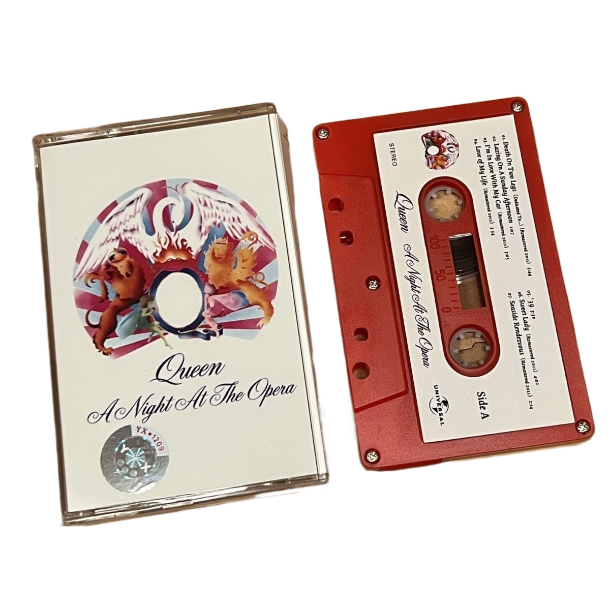 Vintage Collectible & Vintage Dolls - Red Cassette Tape Classic Rock Music