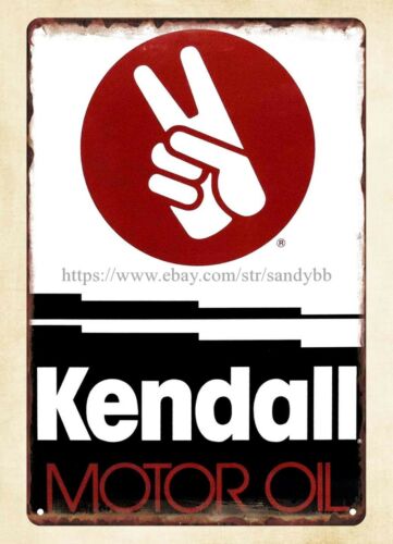 Vintage Collectible Stores - Kendall Motor Oil metal tin sign