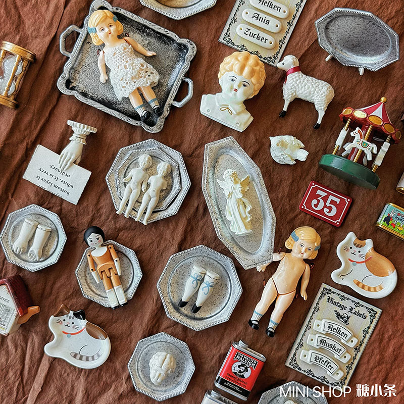 Miniature Vintage Doll Set, Ha - Vintage Toy Collector recension och pris