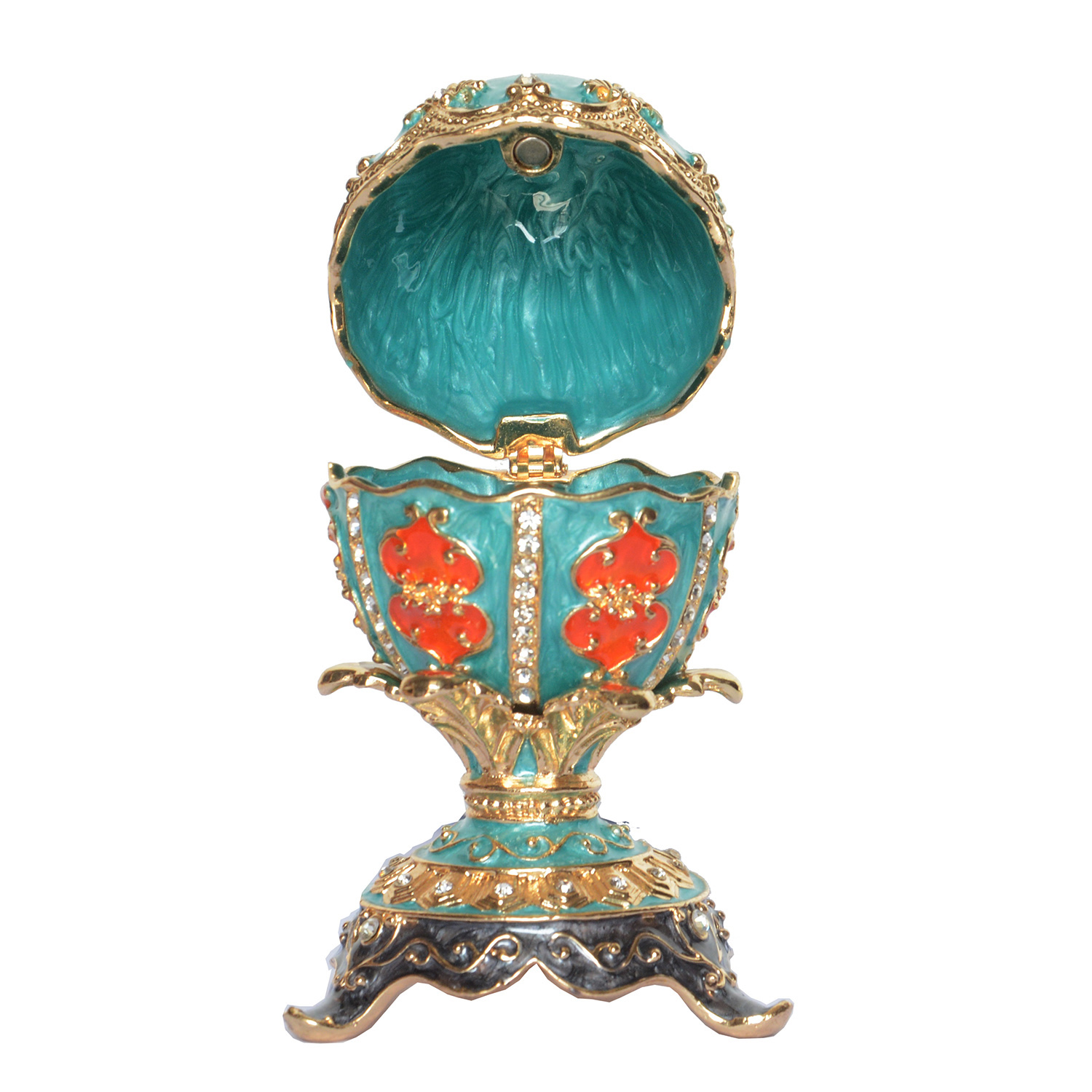 Easter Blue Egg Jewelry Trinke - Vintage Collectible Jewelry recension och pris