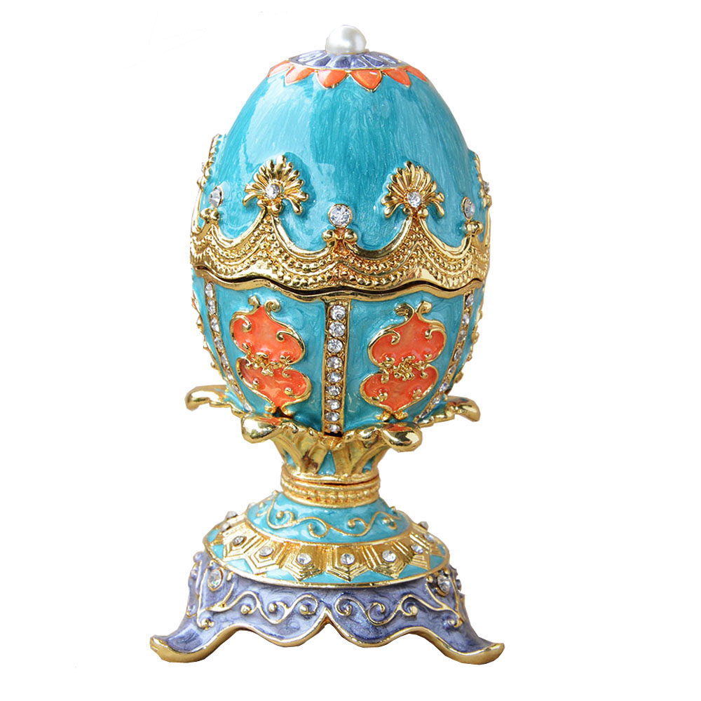 Easter Blue Egg Jewelry Trinke - Vintage Collectible Jewelry recension och pris