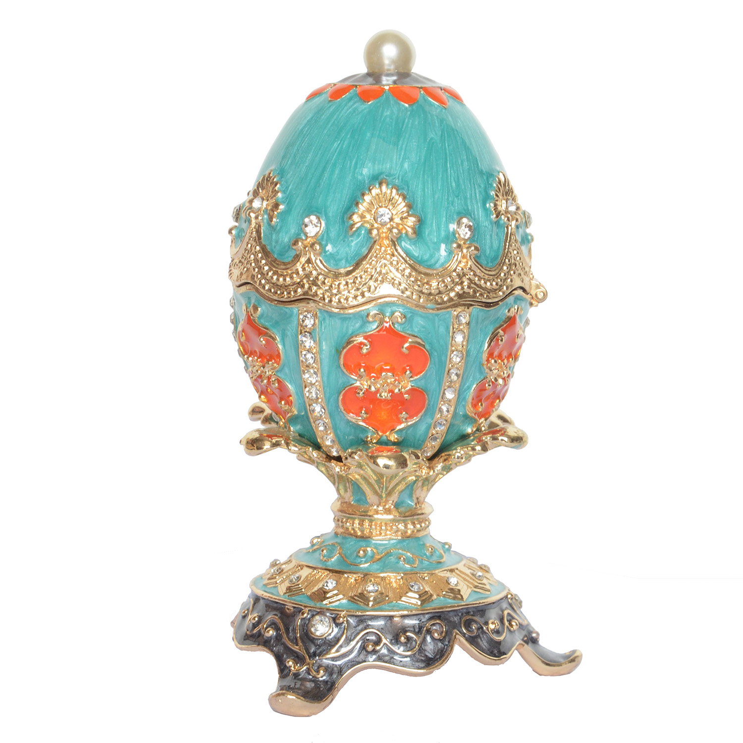 Easter Blue Egg Jewelry Trinke - Vintage Collectible Jewelry recension och pris