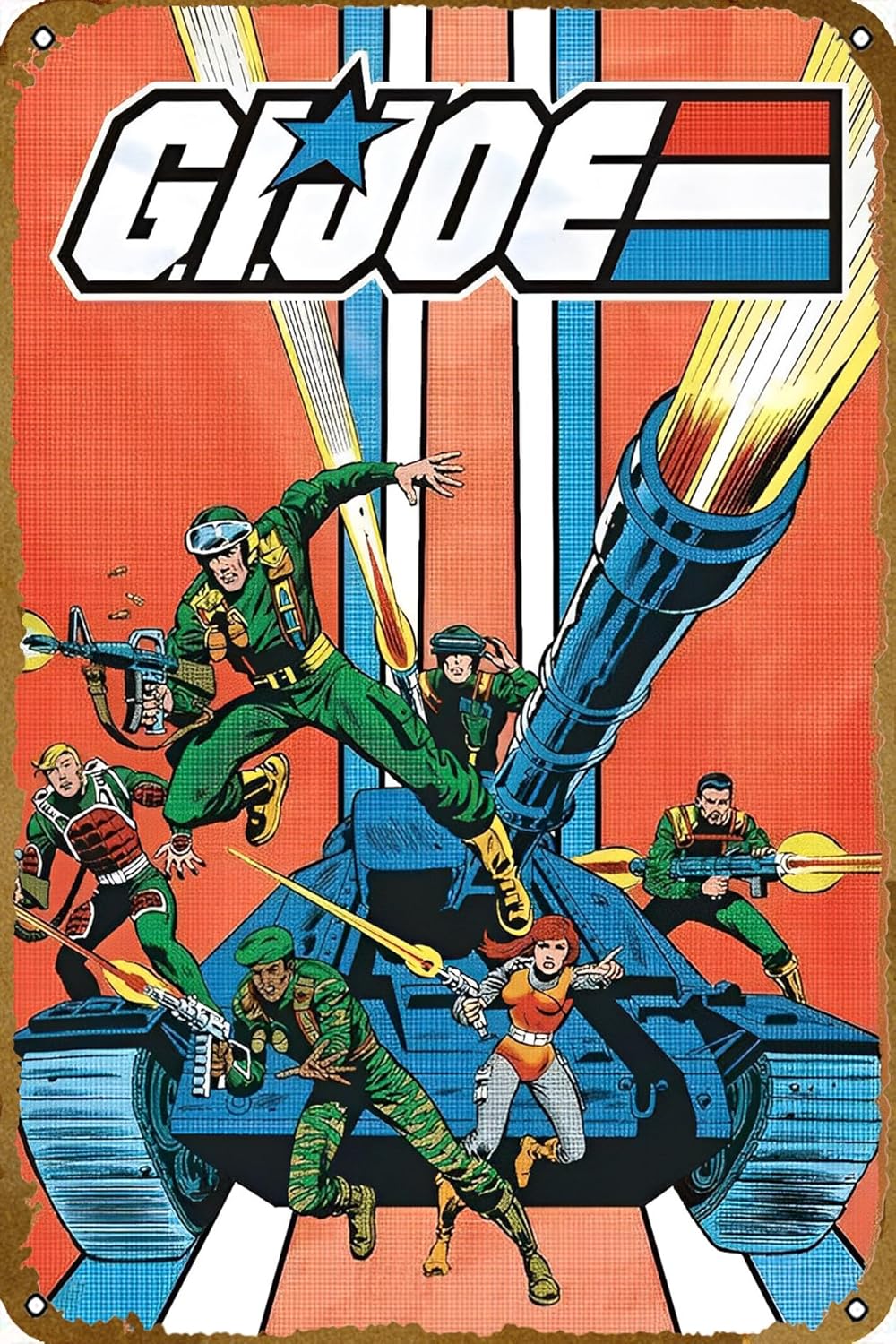 Gi Joe – Tank – Poster Vintage - Vintage Collectible Tins recension och pris