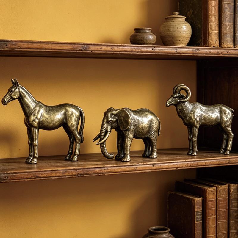 Solid Brass Animal Figurines H - Vintage Collectibles Store recension och pris
