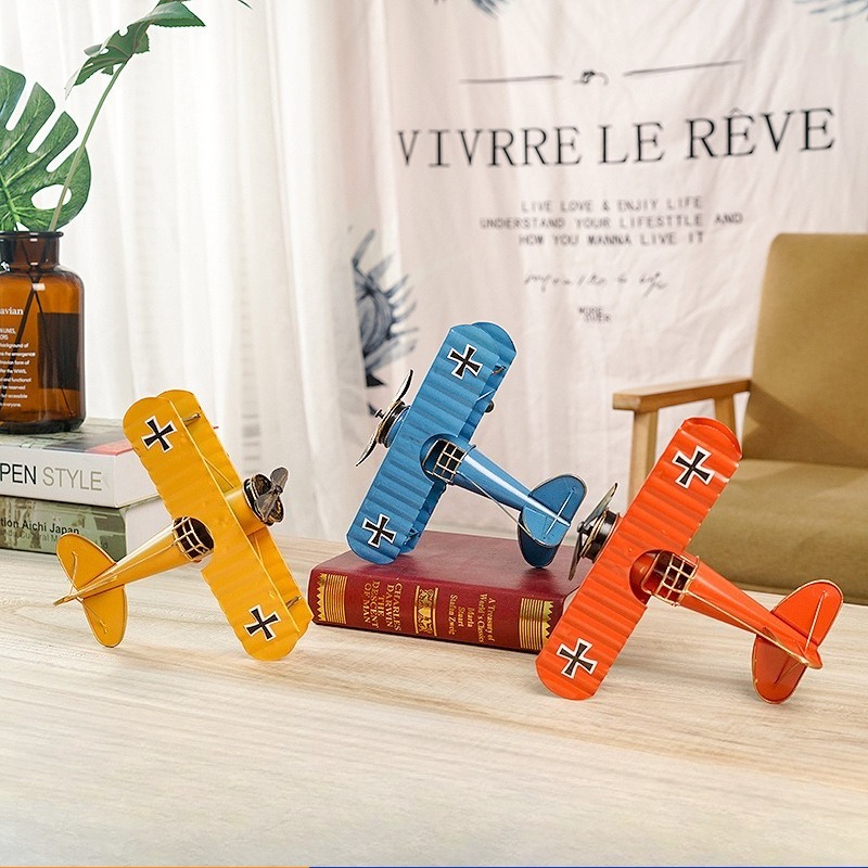 Vintage Retro Metal Plane Moto - Vintage Collectible Tins recension och pris